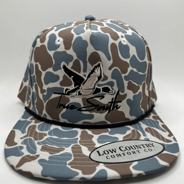 Blue Camo Duck Rope Hat