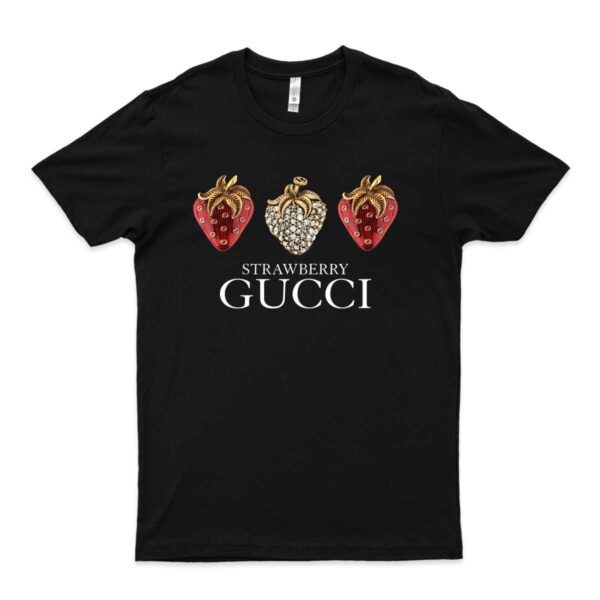 G Strawberry Luxury Summer T Shirt Design